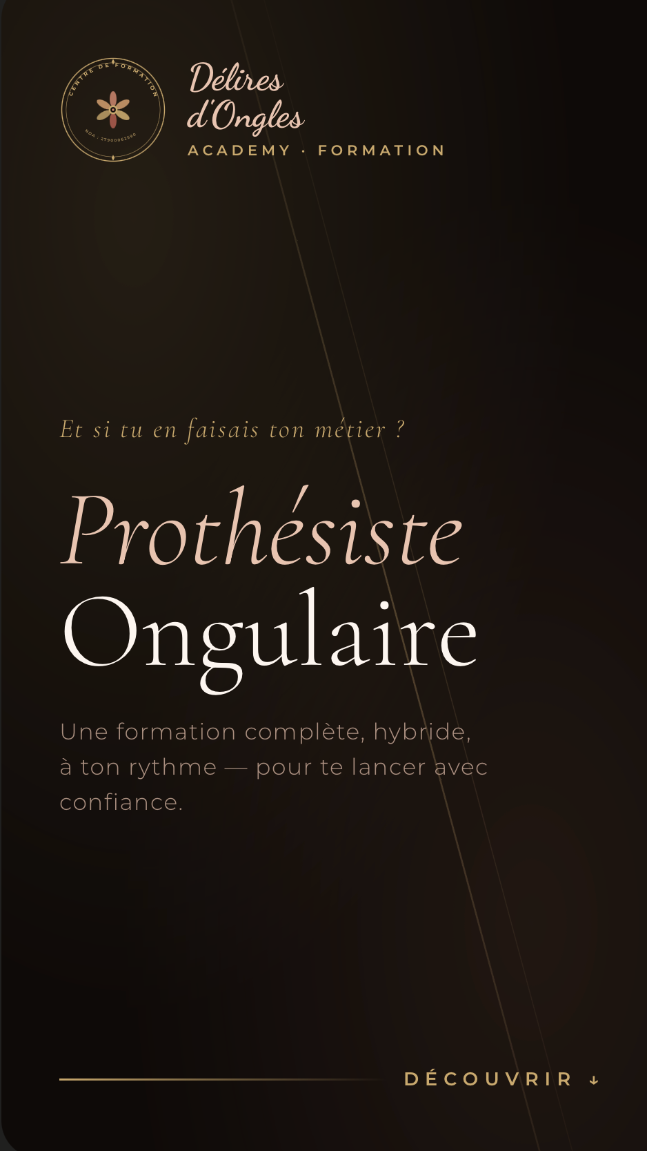 Prothésiste Ongulaire — Formation hybride certifiante (70h)